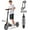 Gray Black, variant on LNOW Kick Scooter for Ages 5+, Kid, Teens & Adults,Max Load 220 LBS,8IN Big Wheels,4 Adjustable Levels,Lightweight, Foldable