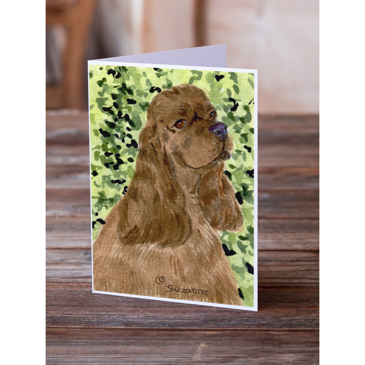 Cocker Spaniel Greeting Cards and Envelopes Pack of 8