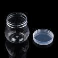 thumbnail image 3 of 20 pc Plastic Bead Storage Containers Screw Top Bead Jars Lantern Shape Clear 6.75x7cm Inner Size: 6.1x6.6cm Plastic, 3 of 4