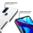 thumbnail image 4 of NIFFPD Moto G Pure Case/Moto G Power 2022 Case with Screen Protector Shockproof Protective for Motorola Moto G Pure/G Power 2022 White&Gray, 4 of 7