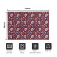 thumbnail image 5 of Purple Colorful Skull Flower Pattern Door Rugs,Washable Non Slip Door Mats Indoor,Decorative Door Mats,Entry Mat Indoor for Entrance,Bedroom,Kitchen,Bathroom,16"x24", 5 of 6