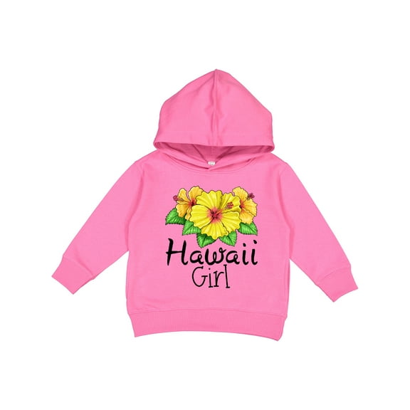 Inktastic Hawaii Girl Hibiscus Flowers Toddler Hoodie