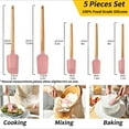 thumbnail image 6 of 5-Piece Silicone Spatula Set for Kitchen - Food Grade, Nonstick, Heat Resistant, Dishwasher Safe for Baking, Cooking, Mixing & Frosting, 6 of 7