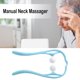 thumbnail image 3 of Masajeador de cuello manual portátil con 2 bolas para aliviar el dolor en el hogar (azul cielo) Tmvgtek cuidado belleza, 3 of 9
