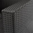 thumbnail image 4 of RST Brands Milo 78" Outdoor Sofa in Charcoal Gray/Espresso, 4 of 6