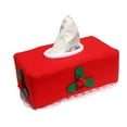 thumbnail image 1 of Cubierta Para Pañuelos Portapañuelos Rectangular De Navidad Portapañuelos Decoraciones Navideñas, 1 of 5