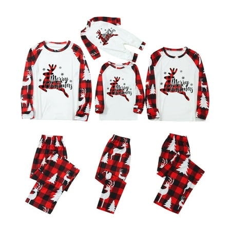 

Mackneog Christmas Men Daddy Print Blouse Tops And Pants Xmas Family Clothes Pajamas Clothing Shoes & Accessories Red