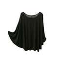 thumbnail image 2 of Women's Striped Long Sleeve Lapel Shirt Tops Blouses Tunics Crewneck Relaxed Fit Solid Color Casual Daily Wear Work Office Vacation Fashion Essential Gift | CSEONE,Black Free Size, 2 of 8