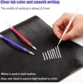thumbnail image 4 of 5-105 Set Heat Erasable Magic Marker Pen Temperature Disappearing Fabric Easy Melt Pens Line Mark DIY Craft Sewing Accessories, 4 of 5