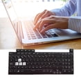 thumbnail image 4 of Cateissary Teclados retroiluminados Negro Fluent Typing Silent Small Enter Toetsenbord Well Fit Reemplazo para ROG strix G731 Notebook Juegos de teclado y mouse para computadora, 4 of 6