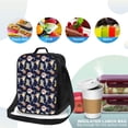 thumbnail image 4 of Fotbe Sharks In Sunglasses Lonchera Bolsa de Almuerzo para Hombres y Mujeres, Lonchera de Gran Capacidad, Bolsa de Almuerzo Reutilizable, Bolsa Térmica Aislante, 4 of 7