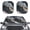 Black Gold Marble, variant on Uourmeti Marble Pattern Windshield Sunshades Anti Dirty Polyester Keeps Your Vehicle Cool 25.5" x 28.5" Car Sun Shade Windshield 2 Piece