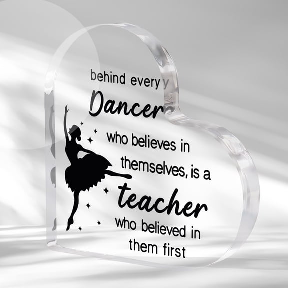 [Gift for Dance Teacher Women] Dance teacher gift dance teacher's office decoration dance teacher's gift to women student's gift to dance teacher teacher thanks and thanks to you
