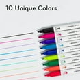 thumbnail image 3 of U Brands Low Odor Dry Erase Markers, Medium Point, Assorted Colors, 10-Count - 504U06-24, 3 of 4
