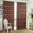 thumbnail image 3 of Hovilon 1 Panel Sheer Curtain Drape，Vines Leaves Sheer Valances，Embroidery Curtains with Vine and Leaf Pattern Light Filtering Semi Sheer Voile Window Curtains for Living Room and Bedroom，39x78In, 3 of 3