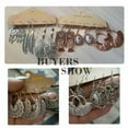 thumbnail image 6 of GKNET Boho 3Pairs Boho Gypsy Earrings Set Tribal Ethnic Hook Drop Dangle Women JEWELRY-Waterdrop, 6 of 9