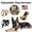 Black Harness (Size L), variant on Khaki Dog Harness No Pull For 45-60kg Extra Large Dogs Anti Pull Strong And Adjustable Size XL