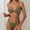 Khaki, variant on Aloohaidyvio bikini tops for women ,Womens Fashion Printed Bandeau Swimsuit Two Piece Bikini Swimsuit, Swimsuits for Women 2 Piece