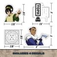 thumbnail image 5 of Avatar The Last Airbender Decals - Set of 15 Anime Vinyl Stickers for Car Window Laptop Water Bottle Truck Bumper Air Bender Vehicle Accessories, 5 of 5