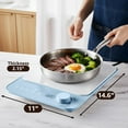 thumbnail image 3 of Elite Gourmet EIND57BL SlimStore™ Induction Cooktop, Touch Controls, Ultra Thin 2" Profile, 10 Power Levels, Temps 140°F to 465°F, Fast Heat Up, Blue, 3 of 9