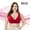 Red 8, variant on Under $3 Fatuov Womens Plus Size Bras Ladies Wire Free wear Front Button Daily Lingerie S-3XL