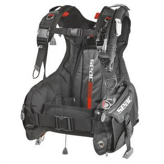 SEAC Smart Buoyancy Compensator - Black/Red - X-Small