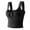 Black, variant on Women's Summer Solid Color Bow Back Suspender Top Casual Sleeveless Polyester Relaxed Fit Daily Wear