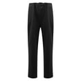 thumbnail image 4 of Aloohaidyvio Women's Casual Solid Color Pockets Elastic Waist Comfortable Straight Pants, 4 of 5