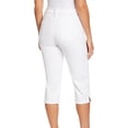 thumbnail image 2 of Jean capri blanco para mujer Amanda de Gloria Vanderbilt, 2 of 3