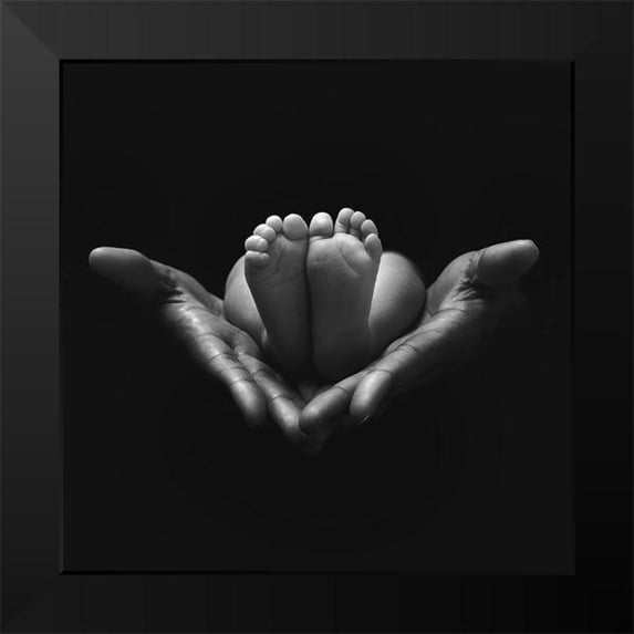 Del Grosso, Sebastien 12x12 Black Modern Framed Museum Art Print Titled - A little miracle