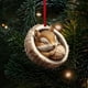 thumbnail image 4 of pstuiky Adornos navideños de animales, adornos acrílicos con estampado de animales para el árbol de Navidad, decoraciones de animales del bosque, regalos de recuerdo navideños, 4 of 5