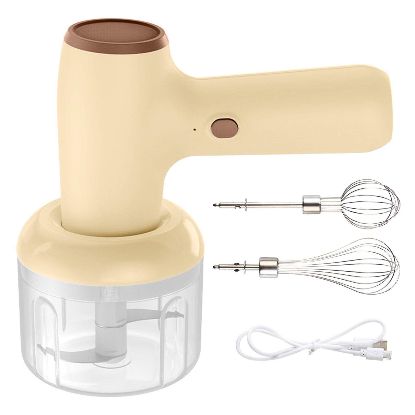 Usb Cooking Pan Washranp 1Set Electric Garlic Chopper,Portable Cordless Handheld Food ...