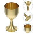thumbnail image 1 of PTOOTP 4Ud Cáliz Decorativo De Cobre Dorado Retro Para Fiestas Y Uso Doméstico Con, 1 of 8
