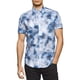 thumbnail image 1 of Calvin Klein Camisa con botones de jacquard para hombre, azul, grande Calvin Klein Botones al frente, 1 of 1