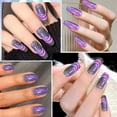 thumbnail image 4 of Dengmore 6 Color for Choose Crystal Glow Cat Eye Gel Polish, UV/LED Lamp Required, Create Versatile Nail Art Styles with Shimmery Magnetic Effect, Salon-Level Manicure, 4 of 8