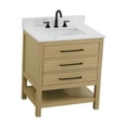 thumbnail image 6 of Elegant Kitchen and Bath 30 inch Single Bathroom Vanity in Honey Brown with backsplash, 6 of 10