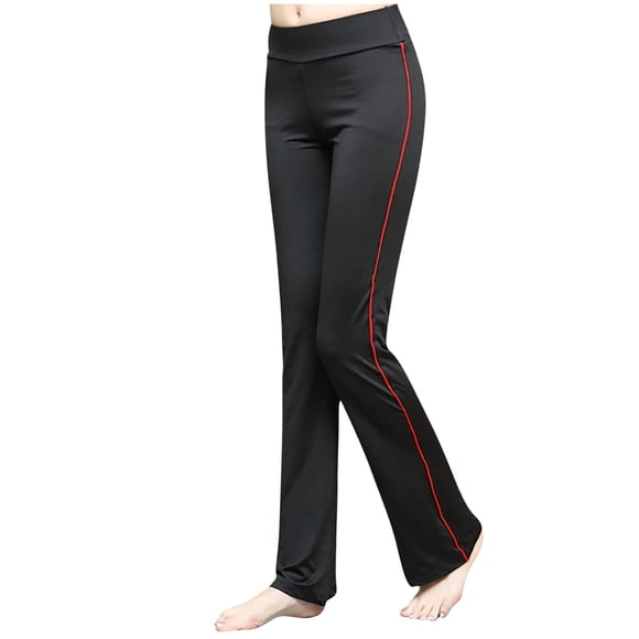 AherBiu Leggings for Women High Waisted Stretch Straight Leg Yoga Workout Gym Pants