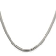 thumbnail image 2 of 925 Sterling Silver Snake Chain Styles Necklace 4 mm Round 18 inch, 2 of 4