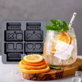 thumbnail image 4 of Para Cócteles, Whisky Y Bebidas. Bandeja Para Congelador De Silicona Duradera Con Tapa. Fabricador De Hielo Fácil De Desmoldar Para Bares Domésticos Y Cocinas., 4 of 7