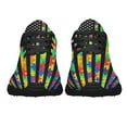 thumbnail image 5 of Autism Awareness Shoes Sneakers Black Size 13, 5 of 7