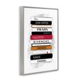 thumbnail image 4 of Stupell Industries Tall Fashion Bookstack Beauty & Fashion Painting Gray Framed Art Print Wall Art, 16 x 24, 4 of 10