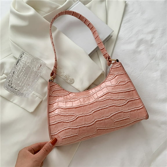 JingChun Shoulder Bag for Women - Small Shoulder Purses - Top Handle Structured Handbags - Strap Vegan Leather