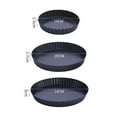 thumbnail image 7 of Usbinx Life Carbon Steel Quiche Pan 8.8 Inch Fluted Edge Removable Bottom Nonstick Pie Tart Baking Pan, 7 of 7