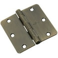 thumbnail image 2 of NATIONAL MFG/SPECTRUM BRANDS HHI N830-330 Door Hinge, 3.5-Inch, Antique Brass, 3-Pack, 2 of 2