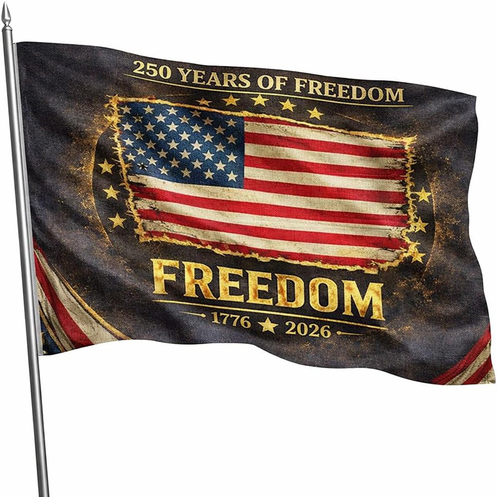 FlagZone Durawavez Nylon Outdoor U.S. Flag with Heading and