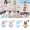 thumbnail image 3 of Newborn Baby Girls Baby One Piece Swimsuits with Tutu Dress, 3 of 3