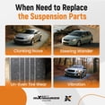 thumbnail image 5 of maXpeedingrods 2Pcs Rear Upper Control Arm Set for Chevy Malibu 2013-2016 Malibu Limited 2016 Impala 2014-2019 Buick Regal 2013-2017 Buick Lacrosse 2013-2016, K643108 K643109 Rear Suspension Kit, 5 of 5