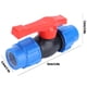 thumbnail image 4 of Válvula Válvula de bola de polietileno Accesorio de compresión Tubería de agua Accesorio de compresión Manguito reductor de compresión Adaptador interno de 20 mm, 4 of 6