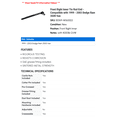 thumbnail image 2 of Front Right Inner Tie Rod End - Compatible with 1999 - 2003 Dodge Ram 3500 Van 2000 2001 2002, 2 of 2