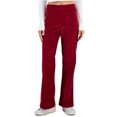 thumbnail image 1 of Self E Womens Flare Casual Corduroy Pants, Red, X-Large, 1 of 2